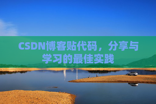 CSDN博客贴代码，分享与学习的最佳实践